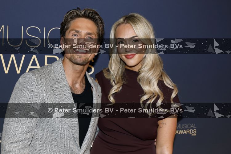 Leusden 20 mei 2026
Andre Hazes en zijn vriendin Noa Braaf voor het eerst samen op een rode loper tijdens het Musicalawards Gala bij AFAS>