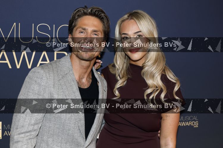 Leusden 20 mei 2026
Andre Hazes en zijn vriendin Noa Braaf voor het eerst samen op een rode loper tijdens het Musicalawards Gala bij AFAS>