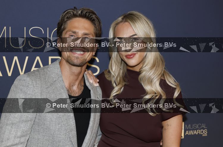 Leusden 20 mei 2026
Andre Hazes en zijn vriendin Noa Braaf voor het eerst samen op een rode loper tijdens het Musicalawards Gala bij AFAS>