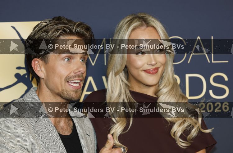 Leusden 20 mei 2026
Andre Hazes en zijn vriendin Noa Braaf voor het eerst samen op een rode loper tijdens het Musicalawards Gala bij AFAS>