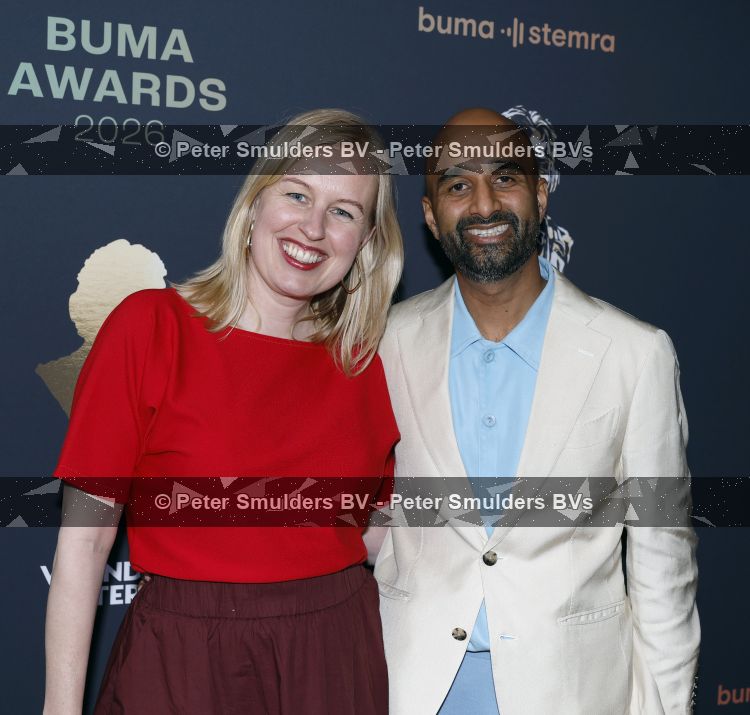 Amsterdam 8 juni 2026
Buma awards in de schouwburg van Amsterdam . Bobby Sukhraj met partner