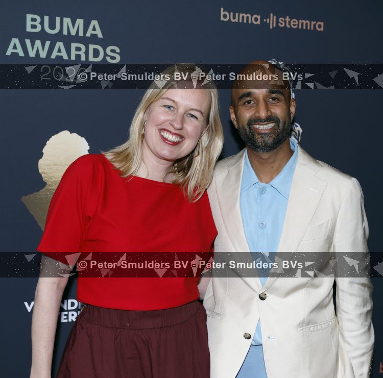 Amsterdam 8 juni 2026
Buma awards in de schouwburg van Amsterdam . Bobby Sukhraj met partner