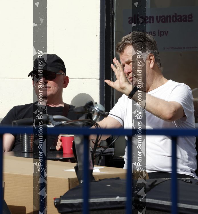 Amsterdam 29 mei 2026
Boris Dittrich en Jehoshua Rozenman op terras bij de coffee company 
