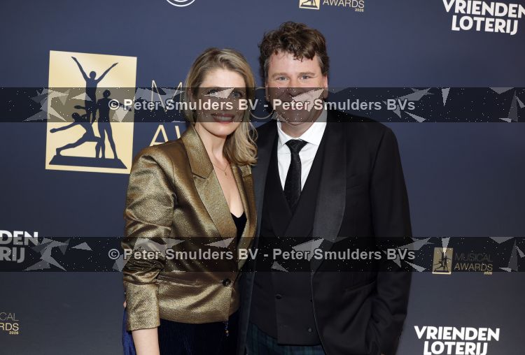 Leusden 20 mei 2026
Musical awards gala bij AFAS in Leusden . Dominic Seldes met vrouw 