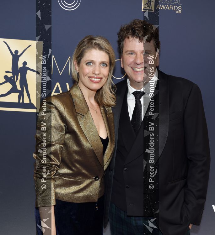 Leusden 20 mei 2026
Musical awards gala bij AFAS in Leusden . Dominic Seldes met vrouw 