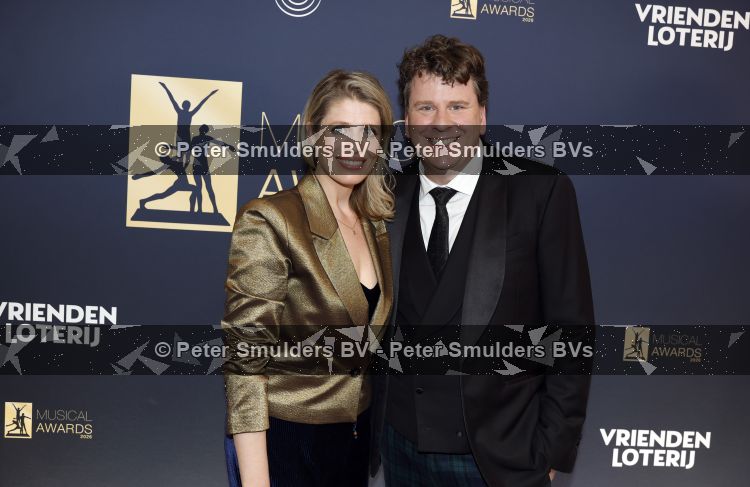 Leusden 20 mei 2026
Musical awards gala bij AFAS in Leusden . Dominic Seldes met vrouw 