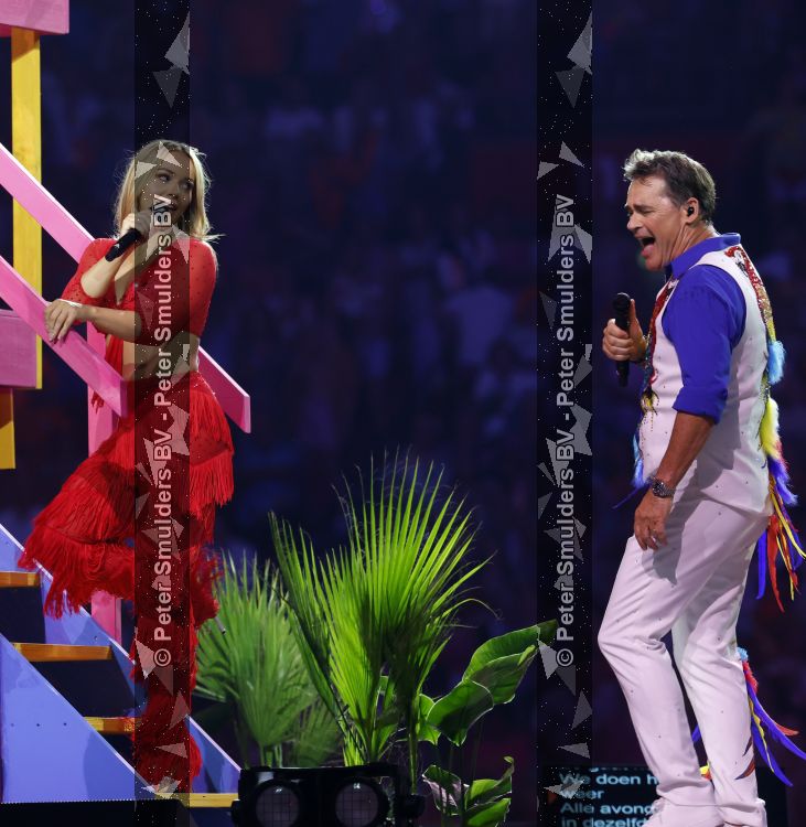 Amsterdam 20 juni 2026
Concert Topppers in de Johan Cruijff arena .
Emma Heesters en Jeroen v d Boom