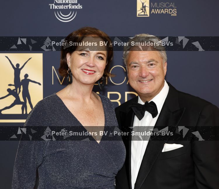Leusden 20 mei 2026
Musical awards gala bij AFAS in Leusden . erwin v Lambaart met zijn vrouw 