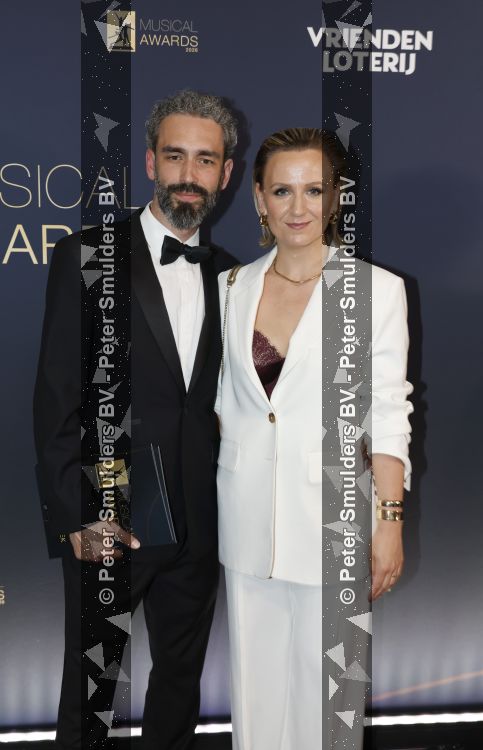 Leusden 20 mei 2026
Musical awards gala bij AFAS in Leusden . Fons v Rongen met partner