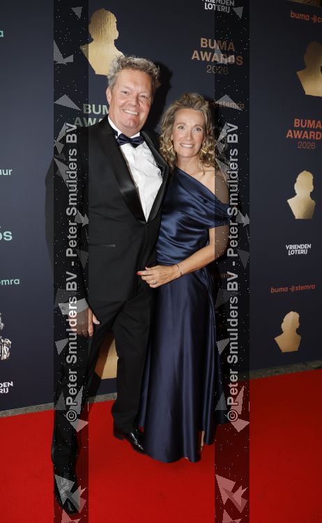 Amsterdam 8 juni 2026
Buma awards in de schouwburg van Amsterdam . Frank Helmink (directeur Buma Cultuur) met vrouw 