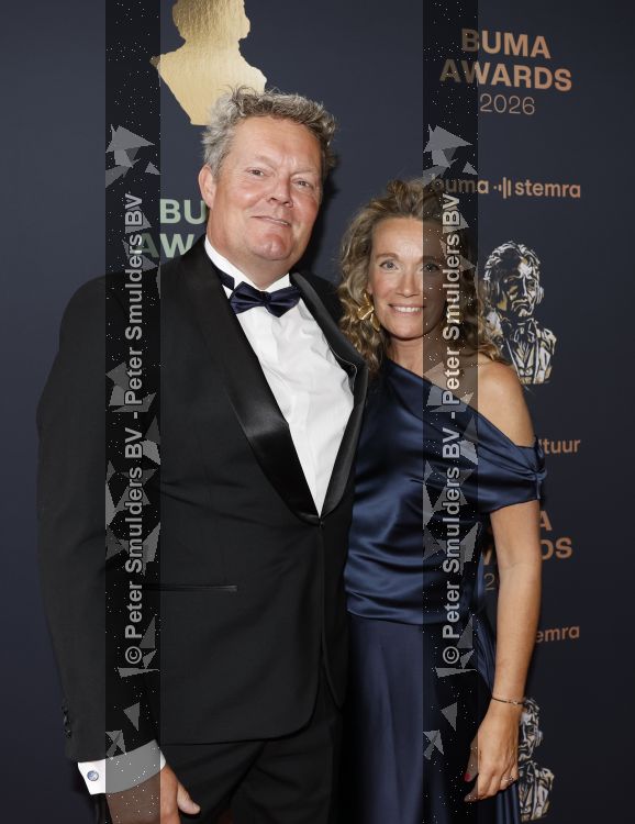 Amsterdam 8 juni 2026
Buma awards in de schouwburg van Amsterdam . Frank Helmink (directeur Buma Cultuur) met vrouw 