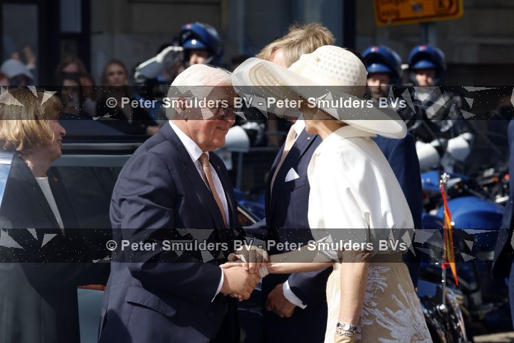 Amsterdam 9 juni 2026
Op uitnodiging van Zijne Majesteit de Koning - Koning Willem Alexander en Koningin Maxima brengt de bondspresident van Duitsland, Frank-Walter Steinmeier, een staatsbezoek aan Nederland. Hij wordt hierbij vergezeld door zijn echtgenote Elke BÃ¼denbender.