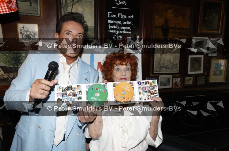 Laren 13 mei 2026
Imca Marina viert haar 85e verjaardag bij het bonte Paard in Laren . Gerard Joling reikte de eerste cd uit 
