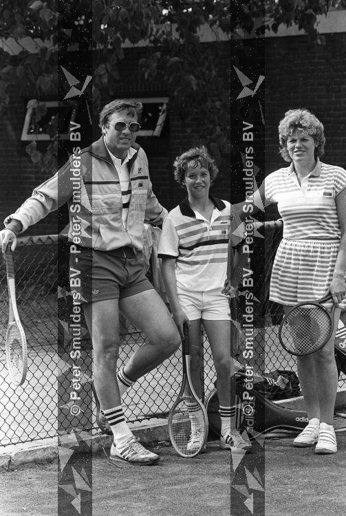 Geldrop, 31 Mei 1983
Henk v Hulst en Jancie v Hulst van tennisschool Geldrop