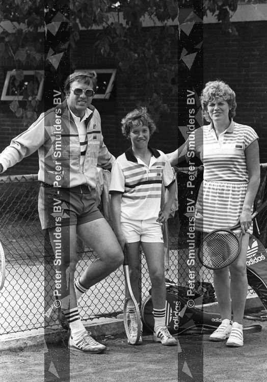 Geldrop, 31 Mei 1983
Henk v Hulst en Jancie v Hulst van tennisschool Geldrop