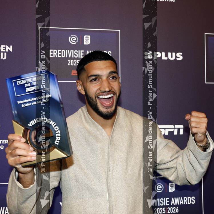 Maarssen 25 mei 2026
Ismael Saibari wordt gekozen tot beste speler van de nederlandse eredivie op het gala van ESPN in de Fabrique .