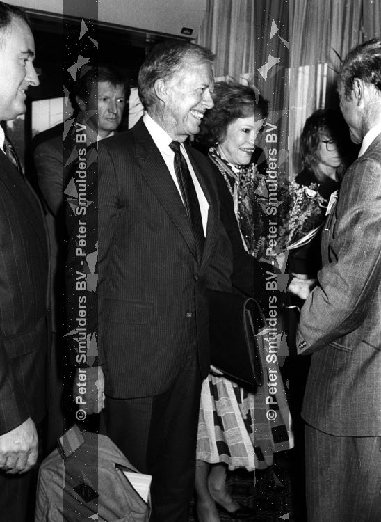 Eindhoven, 28 oktober 1988
Aankomst Jimmy Carter met zijn echtgenote Rosalyn Carter
