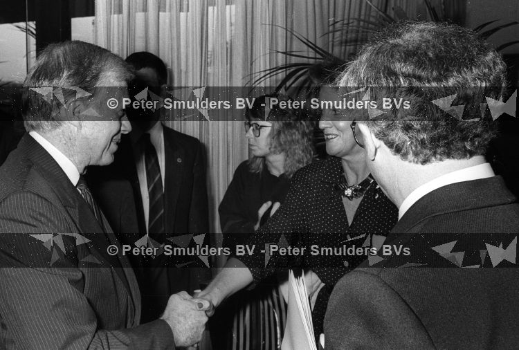 Eindhoven, 28 oktober 1988
Aankomst Jimmy Carter met zijn echtgenote Rosalyn Carter