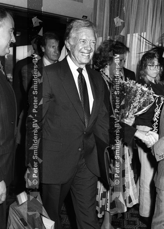 Eindhoven, 28 oktober 1988
Aankomst Jimmy Carter met zijn echtgenote Rosalyn Carter