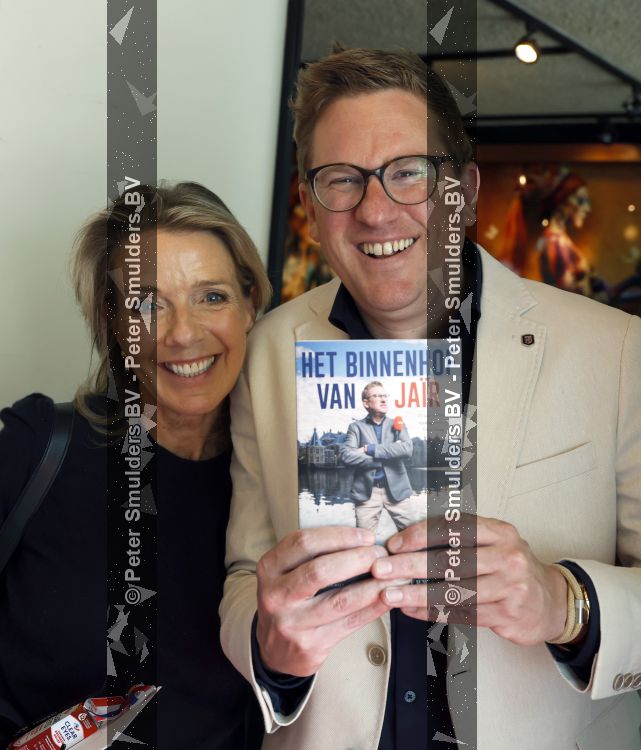 Den Haag 21 mei 2026
Boekpresentatie Jair Ferwerda in Den Haag bij Cafe restaurant Luden . Jair Ferwerda en Kristien v Dillen 