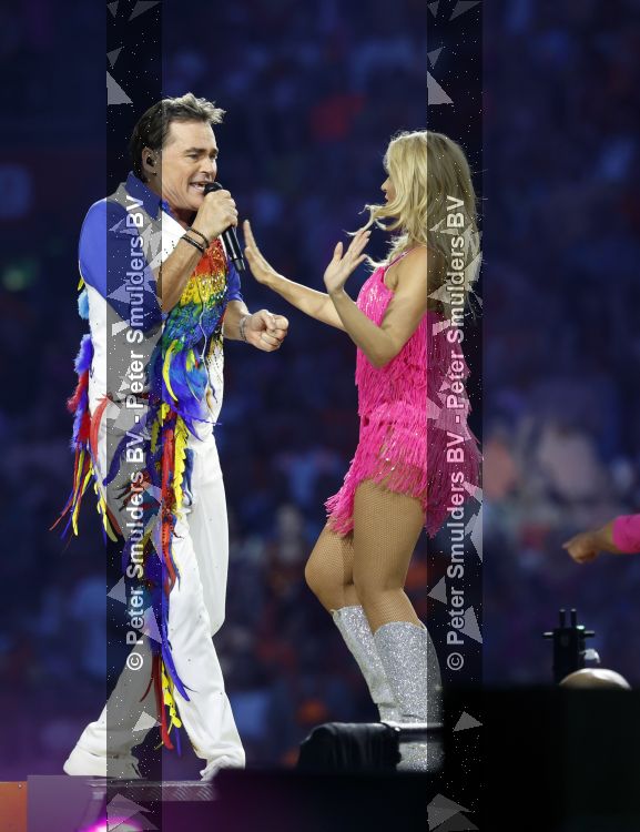 Amsterdam 20 juni 2026
Concert Toppers in de Johan Cruijff arena . 
Jeroen v d Boom en Stephanie Klaver Kemps