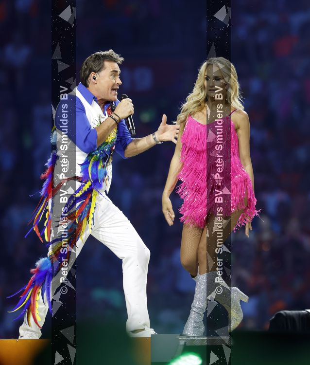 Amsterdam 20 juni 2026
Concert Toppers in de Johan Cruijff arena . 
Jeroen v d Boom en Stephanie Klaver Kemps