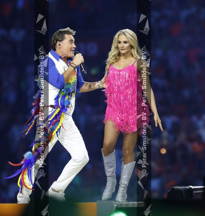 Amsterdam 20 juni 2026
Concert Toppers in de Johan Cruijff arena . 
Jeroen v d Boom en Stephanie Klaver Kemps