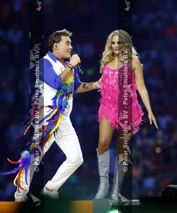 Amsterdam 20 juni 2026
Concert Toppers in de Johan Cruijff arena . 
Jeroen v d Boom en Stephanie Klaver Kemps