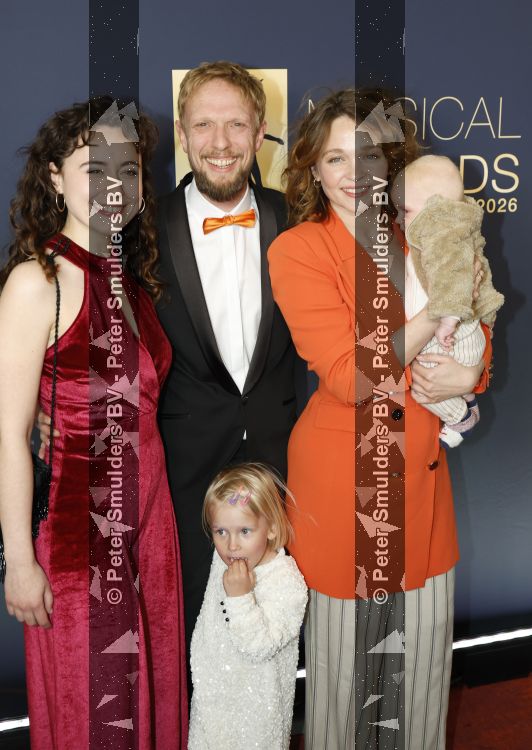 Leusden 20 mei 2026
Musical awards gala bij AFAS in Leusden .Joris Willem Smit met vrouw en kinderen 