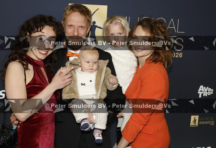 Leusden 20 mei 2026
Musical awards gala bij AFAS in Leusden .Joris Willem Smit met vrouw en kinderen 