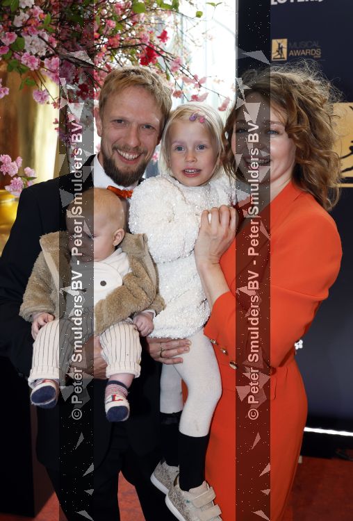 Leusden 20 mei 2026
Musical awards gala bij AFAS in Leusden .Joris Willem Smit met vrouw en kinderen 