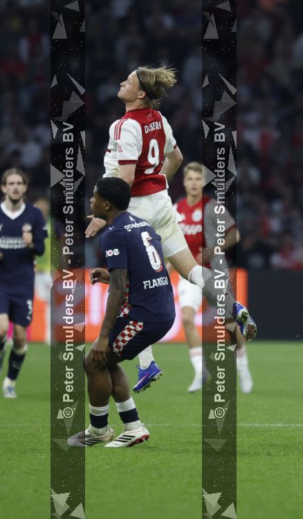 Amsterdam, 2 Mei 2026
Kompetitiewedstrijd AJAX-PSV, eindstand 2-Kasper Dolberg