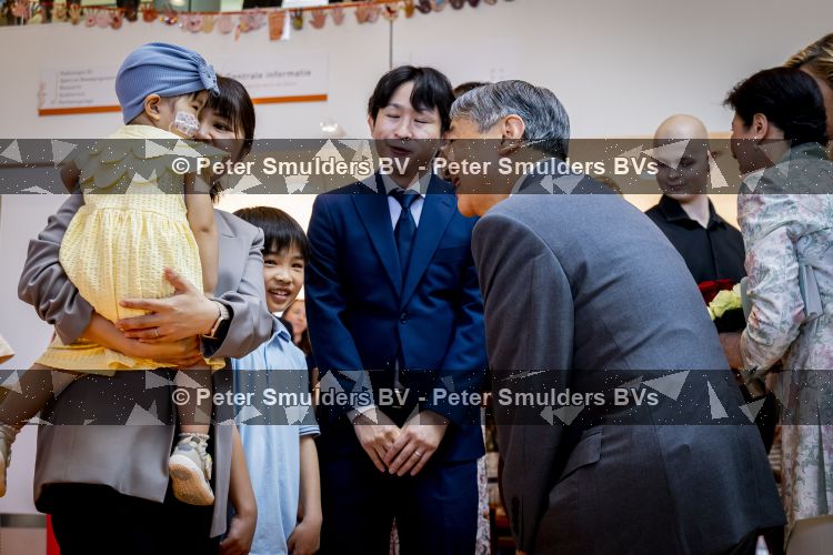 Utrecht, 19 Juni 2026 Keizer Nahurito, keizerin Masako van Japan en Koning Willem-Alexander en Koningin Maxima bezoeken het Prinses Maxima centrum voor kinder oncologie tijdens de derde dag van het Japanse staatsbezoek aan Nederland.