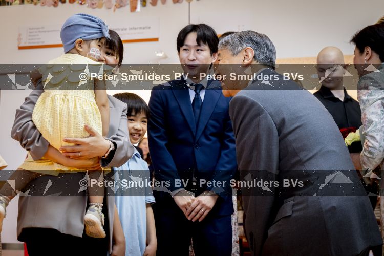 Utrecht, 19 Juni 2026 Keizer Nahurito, keizerin Masako van Japan en Koning Willem-Alexander en Koningin Maxima bezoeken het Prinses Maxima centrum voor kinder oncologie tijdens de derde dag van het Japanse staatsbezoek aan Nederland.