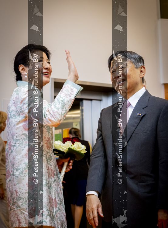AMSTELVEEN  19 Juni 2026Keizer Nahurito, keizerin Masako van Japan tijdens een boomplant ceremonie in het Japanse Bloesempark tijdens de derde dag van het Japanse staatsbezoek aan Nederland.