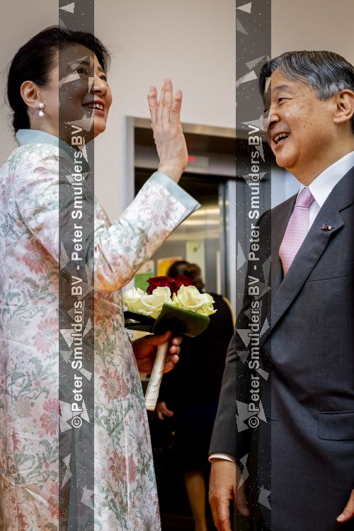 AMSTELVEEN  19 Juni 2026Keizer Nahurito, keizerin Masako van Japan tijdens een boomplant ceremonie in het Japanse Bloesempark tijdens de derde dag van het Japanse staatsbezoek aan Nederland.