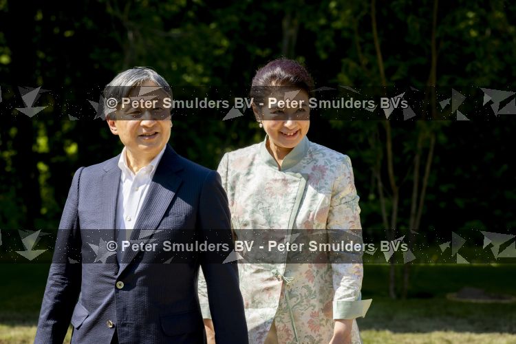 AMSTELVEEN  19 Juni 2026Keizer Nahurito, keizerin Masako van Japan tijdens een boomplant ceremonie in het Japanse Bloesempark tijdens de derde dag van het Japanse staatsbezoek aan Nederland.