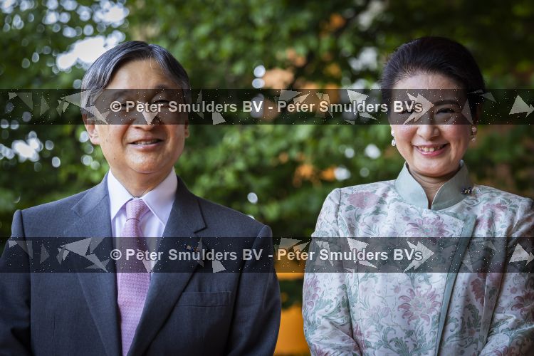 AMSTELVEEN  19 Juni 2026Keizer Nahurito, keizerin Masako van Japan tijdens een boomplant ceremonie in het Japanse Bloesempark tijdens de derde dag van het Japanse staatsbezoek aan Nederland.