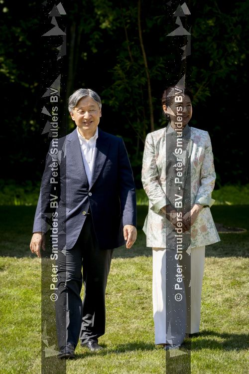 AMSTELVEEN  19 Juni 2026Keizer Nahurito, keizerin Masako van Japan tijdens een boomplant ceremonie in het Japanse Bloesempark tijdens de derde dag van het Japanse staatsbezoek aan Nederland.