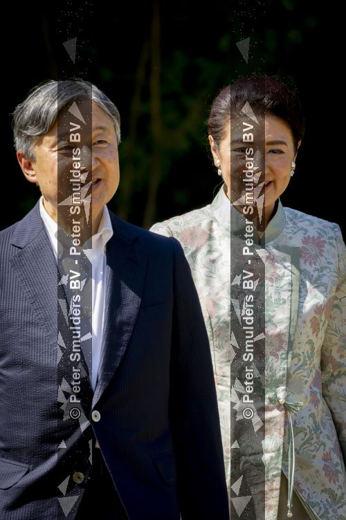 AMSTELVEEN  19 Juni 2026Keizer Nahurito, keizerin Masako van Japan tijdens een boomplant ceremonie in het Japanse Bloesempark tijdens de derde dag van het Japanse staatsbezoek aan Nederland.