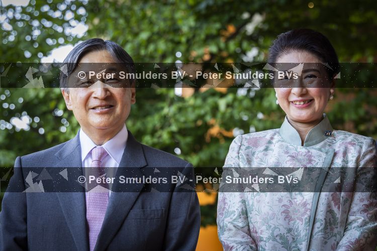 AMSTELVEEN  19 Juni 2026Keizer Nahurito, keizerin Masako van Japan tijdens een boomplant ceremonie in het Japanse Bloesempark tijdens de derde dag van het Japanse staatsbezoek aan Nederland.