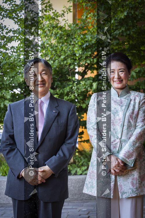 AMSTELVEEN  19 Juni 2026Keizer Nahurito, keizerin Masako van Japan tijdens een boomplant ceremonie in het Japanse Bloesempark tijdens de derde dag van het Japanse staatsbezoek aan Nederland.