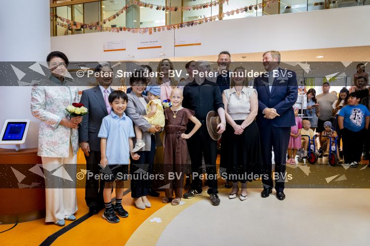 Utrecht, 19 Juni 2026 Keizer Nahurito, keizerin Masako van Japan en Koning Willem-Alexander en Koningin Maxima bezoeken het Prinses Maxima centrum voor kinder oncologie tijdens de derde dag van het Japanse staatsbezoek aan Nederland. 