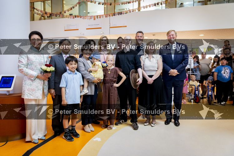 Utrecht, 19 Juni 2026 Keizer Nahurito, keizerin Masako van Japan en Koning Willem-Alexander en Koningin Maxima bezoeken het Prinses Maxima centrum voor kinder oncologie tijdens de derde dag van het Japanse staatsbezoek aan Nederland. 