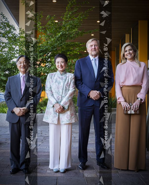 Utrecht, 19 Juni 2026 Keizer Nahurito, keizerin Masako van Japan en Koning Willem-Alexander en Koningin Maxima bezoeken het Prinses Maxima centrum voor kinder oncologie tijdens de derde dag van het Japanse staatsbezoek aan Nederland. 