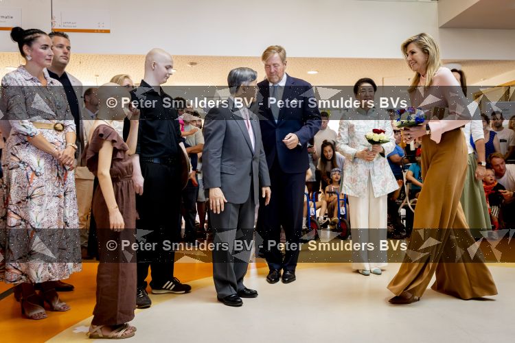 Utrecht, 19 Juni 2026 Keizer Nahurito, keizerin Masako van Japan en Koning Willem-Alexander en Koningin Maxima bezoeken het Prinses Maxima centrum voor kinder oncologie tijdens de derde dag van het Japanse staatsbezoek aan Nederland. 