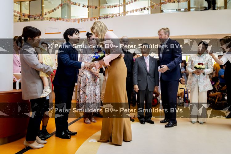 Utrecht, 19 Juni 2026 Keizer Nahurito, keizerin Masako van Japan en Koning Willem-Alexander en Koningin Maxima bezoeken het Prinses Maxima centrum voor kinder oncologie tijdens de derde dag van het Japanse staatsbezoek aan Nederland. 