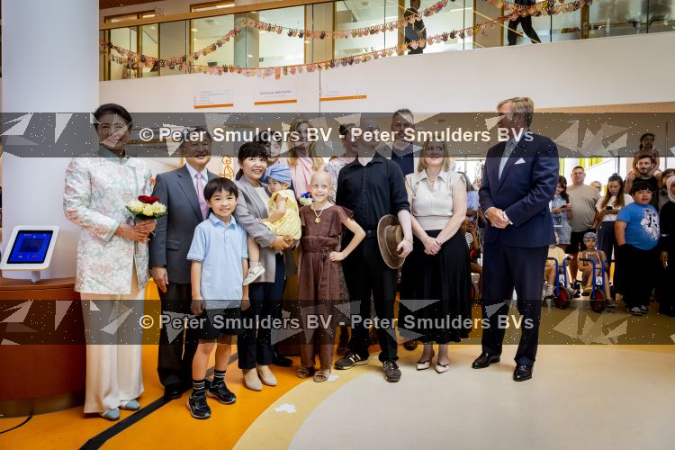 Utrecht, 19 Juni 2026 Keizer Nahurito, keizerin Masako van Japan en Koning Willem-Alexander en Koningin Maxima bezoeken het Prinses Maxima centrum voor kinder oncologie tijdens de derde dag van het Japanse staatsbezoek aan Nederland. 