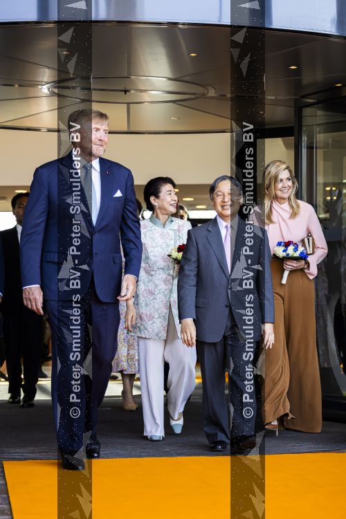 Utrecht, 19 Juni 2026 Keizer Nahurito, keizerin Masako van Japan en Koning Willem-Alexander en Koningin Maxima bezoeken het Prinses Maxima centrum voor kinder oncologie tijdens de derde dag van het Japanse staatsbezoek aan Nederland. 