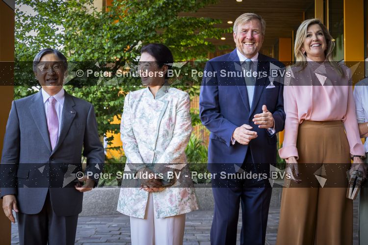 Utrecht, 19 Juni 2026 Keizer Nahurito, keizerin Masako van Japan en Koning Willem-Alexander en Koningin Maxima bezoeken het Prinses Maxima centrum voor kinder oncologie tijdens de derde dag van het Japanse staatsbezoek aan Nederland. 
